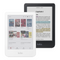 Kobo Clara Colour branco e preto, vista frontal.