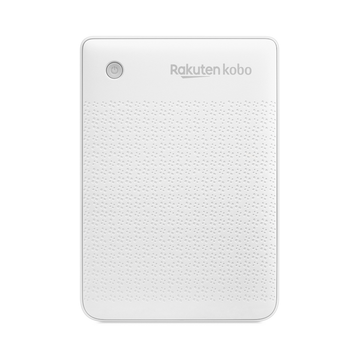 Kobo Clara Colour branco, vista traseira.