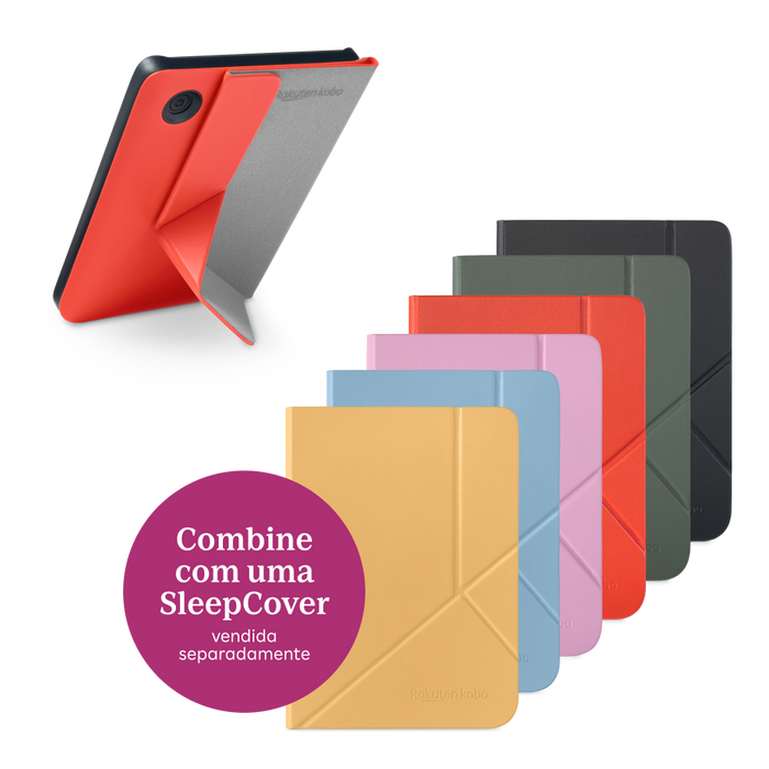 Capas SleepCover para Kobo Clara Colour, vendidas separadamente.
